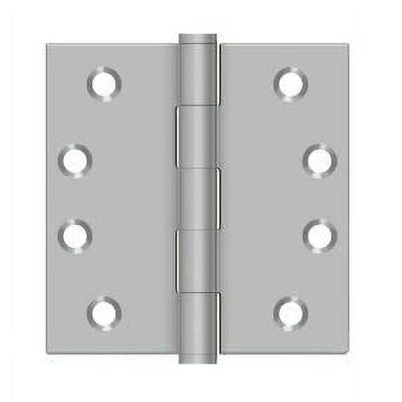Deltana SS44U32D-R 4" x 4" Square Hinge; Residential; Satin Stainless Steel Finish
