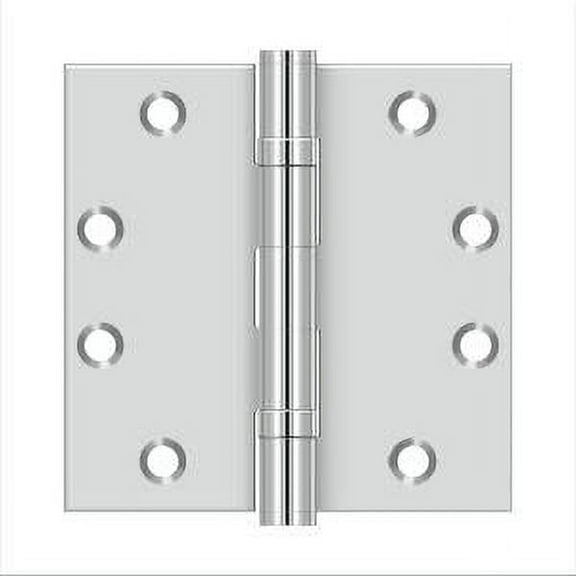 Deltana SS45BU32D 4-1/2" x 4-1/2" Square Hinge; Satin Stainless Steel Finish