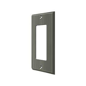 Deltana SWP4754U15A Switch Plate Cover 1 Rocker Antique Nickel