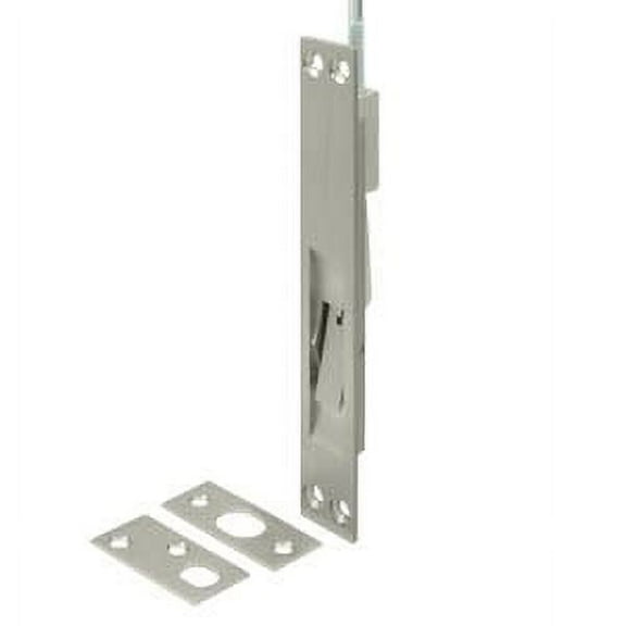 Deltana 18EFB15 Satin Nickel Flush Bolt - 18 in.