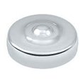 thumbnail image 1 of Deltana Scd100 1" Diameter Solid Brass Round Dimpled Screw Covers - Chrome, 1 of 2