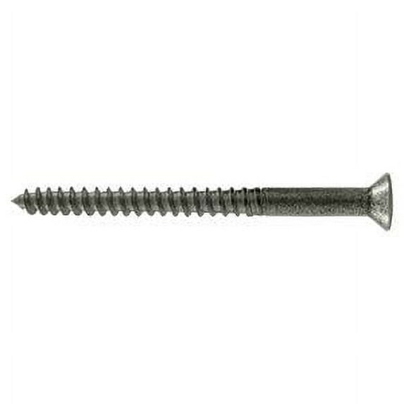 Deltana SCWB1025U15A Wood Screw, SB, #10 x 2-1/2" in Antique Nickel