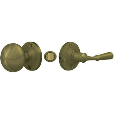 Deltana Sdl980u3 Round Storm Door Latch Tubular Lock, Polished Brass