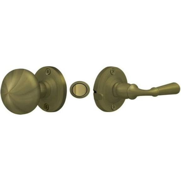 Deltana Sdl980u3 Round Storm Door Latch Tubular Lock, Polished Brass