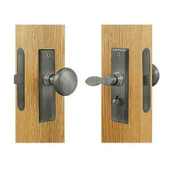 Deltana Sdml334 Solid Brass Mortise Screen Door Latch - Nickel