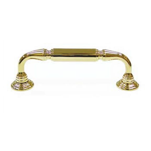 Deltana Solid Brass Door Pull /Rosette
