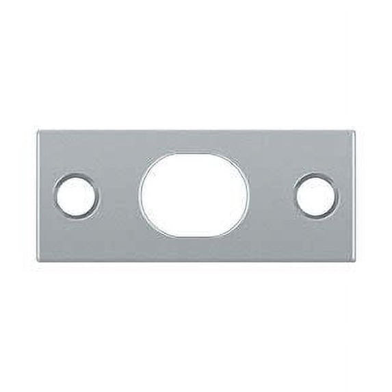 Deltana Sp12efb 2-1/4" X 1" Strike Plate For 12" Extension Flush Bolt - Chrome