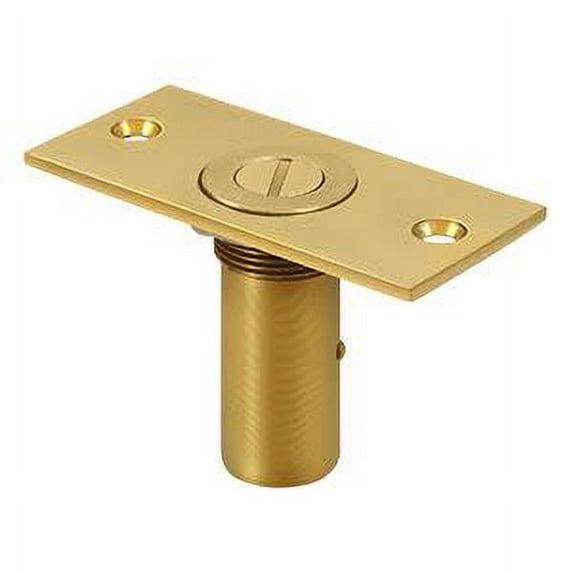 Deltana Spdp35 Commercial 3.5" Dust Proof Strike Plate - Brass