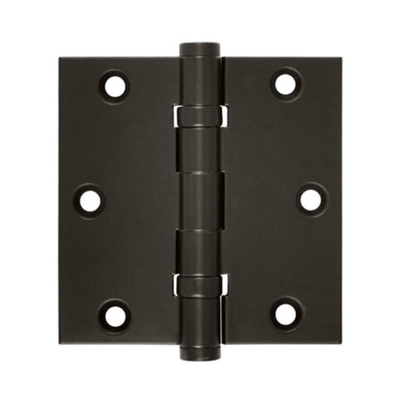 Deltana Square Ball Bearings Hinge - Oil Rubbed Bronze