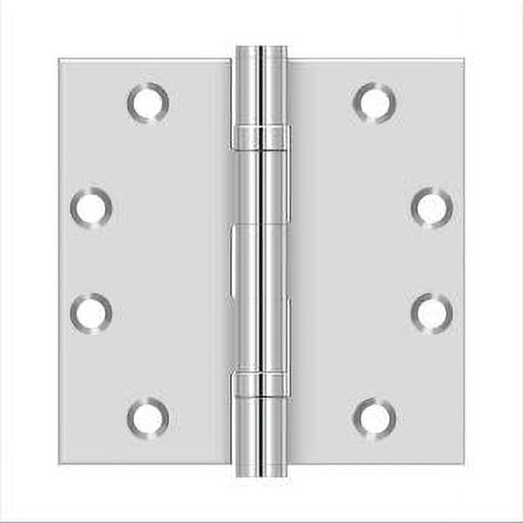 Deltana SS45BU32D 4.5" X 4.5" Stainless Steel Square Corner Plain Bearing Mortise Hinge -