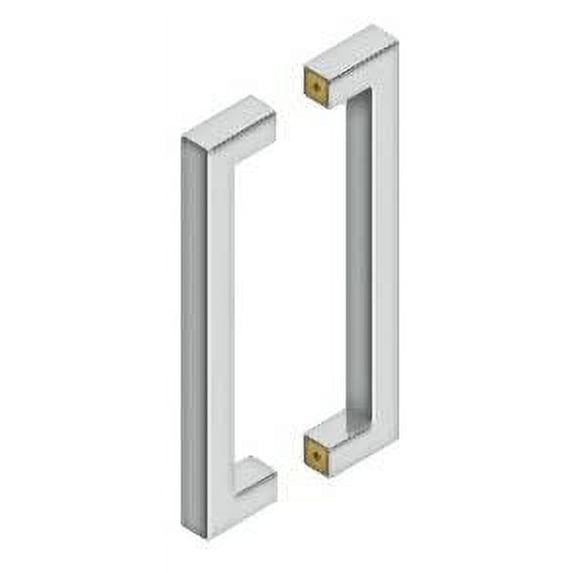 Deltana SSPBB1210U32 12" Contemporary Pulls, Back-to-Back in Polished Stainless