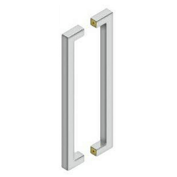 Deltana SSPBB1810U32 18" Contemporary Pulls, Back-To-Back in Polished Stainless