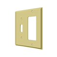 thumbnail image 1 of Transitional Switch / Rocker Switch Plate - Polished Brass, 1 of 2