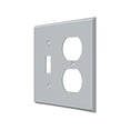thumbnail image 1 of Deltana SWP4762U26D Modern Architectural 2 Gang Wall Switch Plate - Chrome, 1 of 3