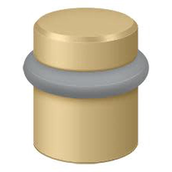 Deltana UFB4505U4 UFB4505U4 1-1/2" Round Floor Bumper - Satin Brass
