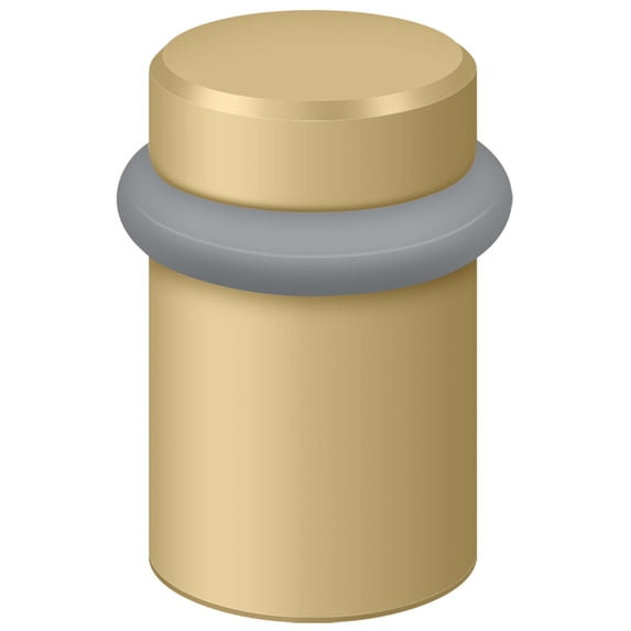 Deltana UFB5000U4 2" Height Round Universal Floor Bumper Brushed Brass