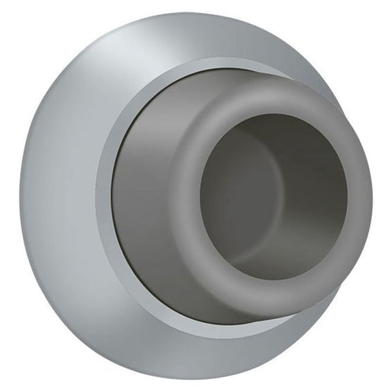 Deltana WB178U26D Flush Bumper 1-7/8" Diameter; Satin Chrome Finish