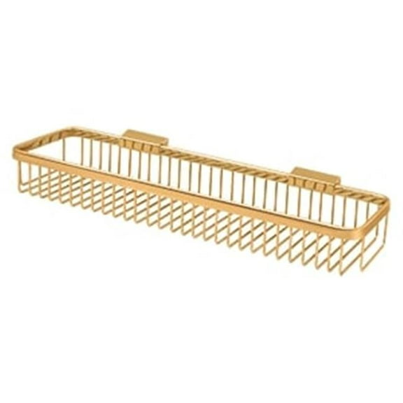 Deltana WBR1851CR003 Rectangular Wire Basket , PVD Brass