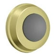 thumbnail image 1 of Deltana Wb100 1" Wall Mounted Convex Bumper Door Stop - Brass, 1 of 1
