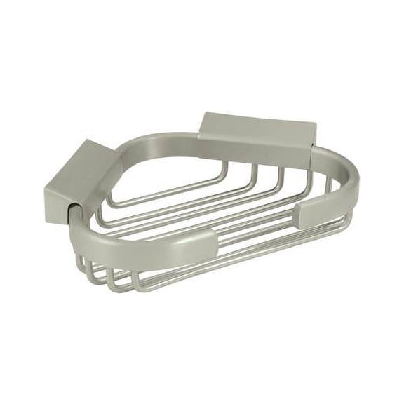 Deltana Wbc6050 6" Solid Brass Wire Corner Bath Shower Basket - Brass