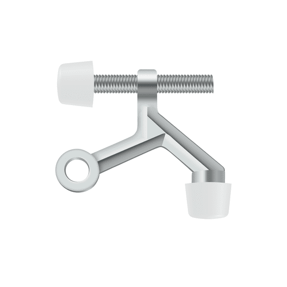 Deltana ZHP70U26 Hinge Pin Stop; Hinge Mounted; Zinc Die-Cast; Bright Chrome Finish