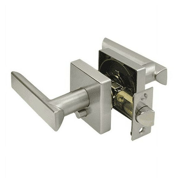 Deltana ZLLS2U15 Universal Handing Livingston Lever Privacy, Satin Nickel - Zinc