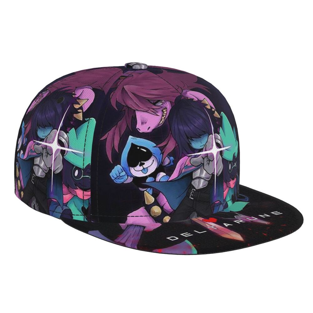 Delta Rune Hat Deltarune Adjustable Brim Bill Baseball Cap Adjustable Snapback Hat Hip ...