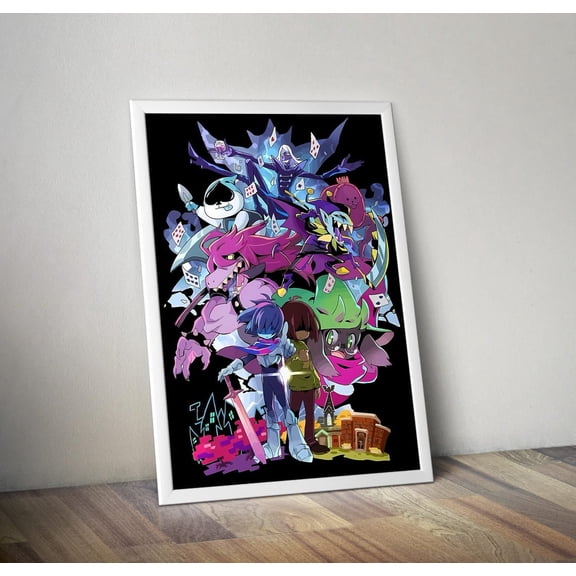 Deltarune Artwork Gaming Poster Gaming Artwork Gaming Decor Video Game Poster Gaming Gift Video Game Print Gaming Prints UNFRAMED