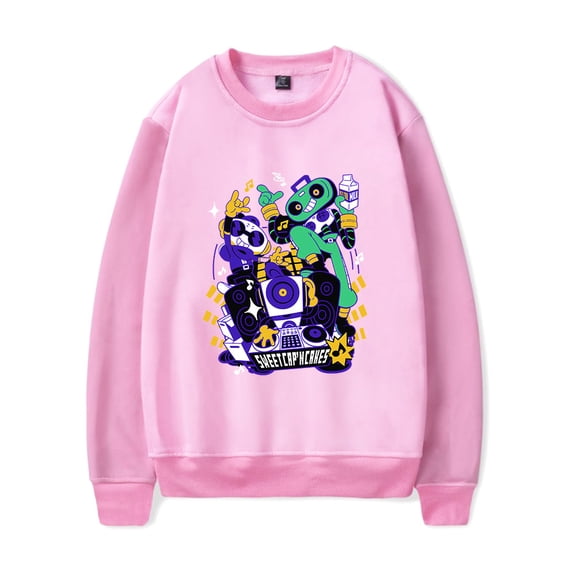 Deltarune BEST Musical Trio Crewneck Sweatshirt Merch Casual Sweatshirt Unisex Clothing