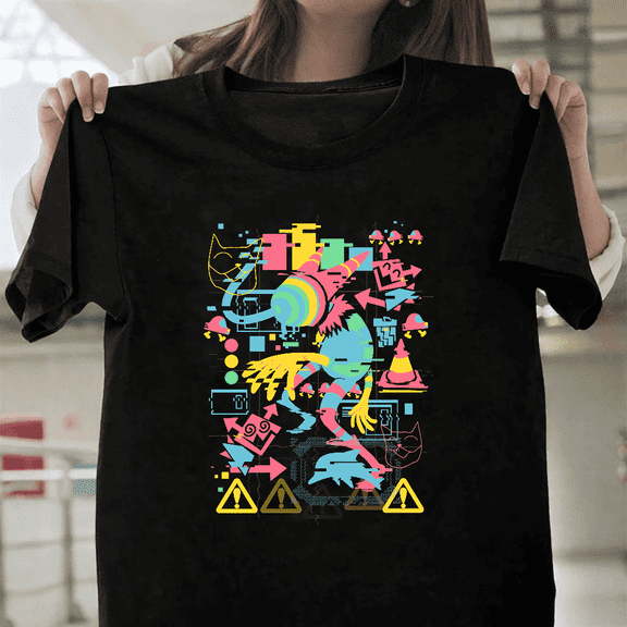 Deltarune Disruption Retro Pixel Inspired Video Game Fan Art Unisex T-Shirt, for men & women, up to size 5XL.