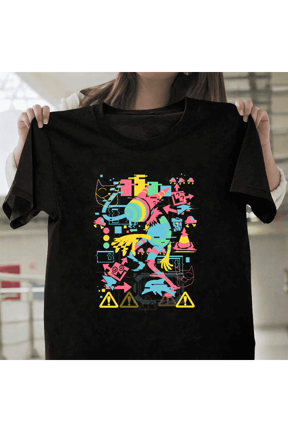 Deltarune Disruption Retro Pixel Inspired Video Game Fan Art Unisex T-Shirt, for men & women, up to size 5XL.