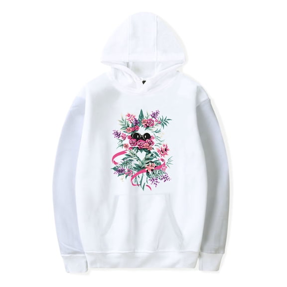 Deltarune Merch Floralsei Hoodie Men's Hip Hop Printing Pullover Hooded Sweatshirts