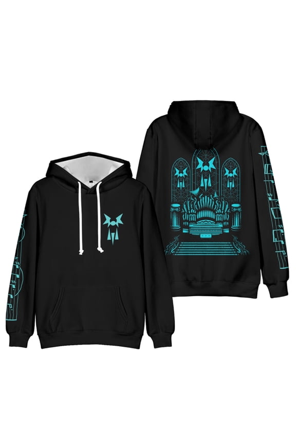 Deltarune Merch Glass Tapestry Cool Graphic Hoodie Pullover Men Women Video Game Fashion Streetwear Hoodies Unisex Trend Hooded Sweatshirt Casual Autumn Spring Clothes