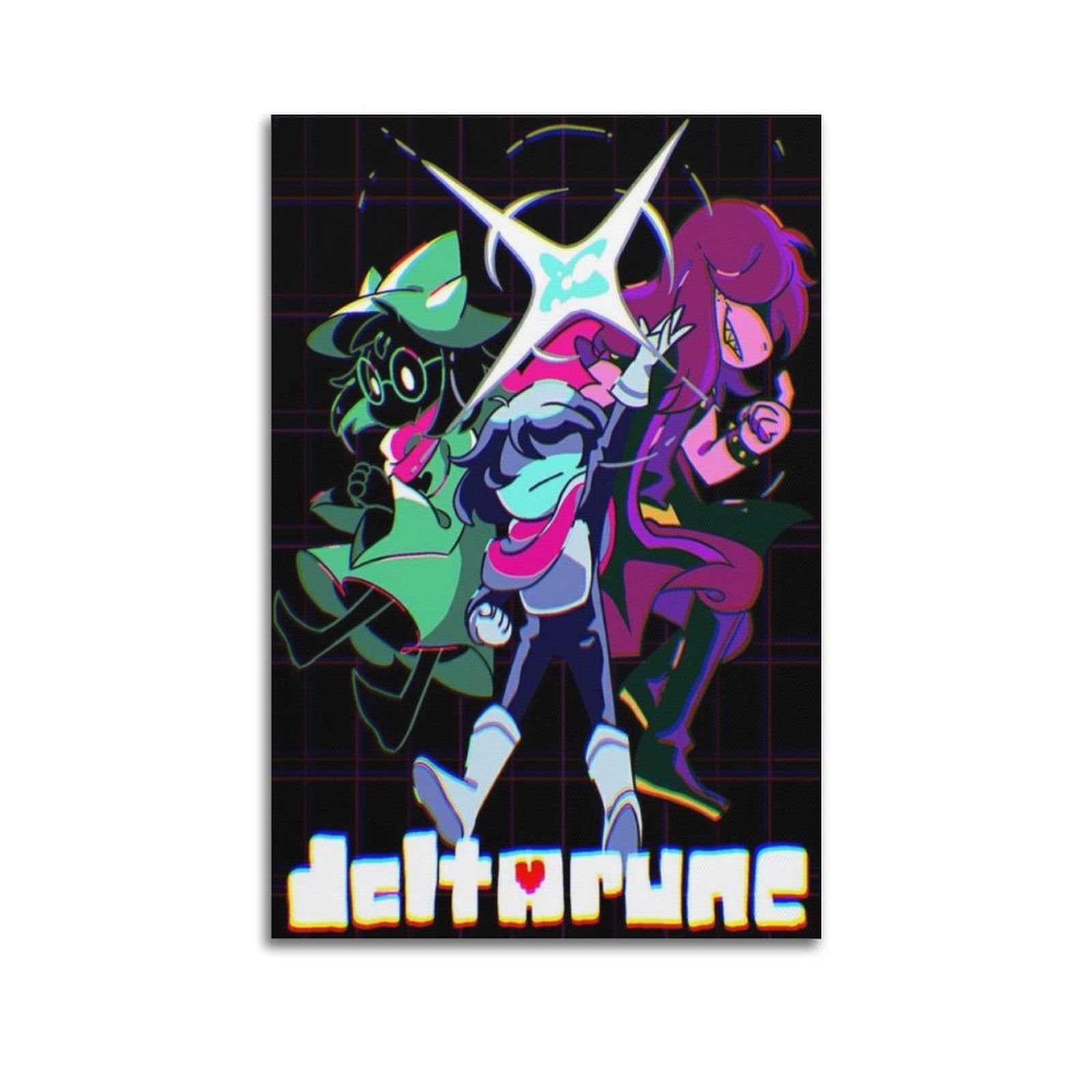 Deltarune Painting Vintage Poster Picture Print Wall Art Poster Painting Canvas Posters Artworks ...