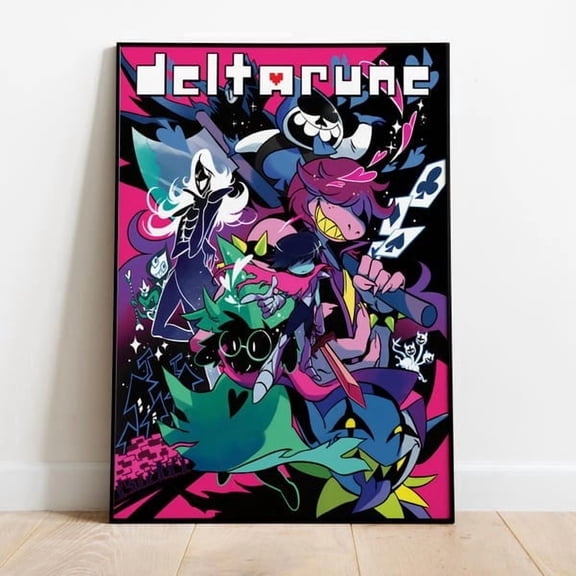 Deltarune Poster Kris Dreemurr Wall Decor Rolled Print Video Game Poster