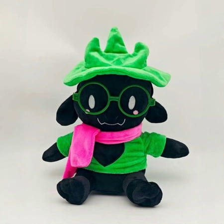Deltarune Ralsei Sheep Plush Doll, Cute Game Character Stuffed Lamb Toy, Soft Video Game Plushie, Birthday Holiday Gift for Game Fans