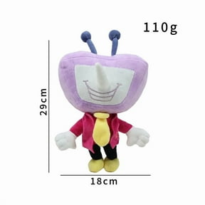 Deltarune Spamton Tenna TV Man Plush, Soft Stuffed Game Character Plush Gift