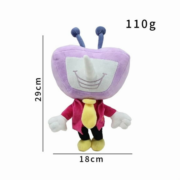 Deltarune Spamton Tenna TV Man Plush, Soft Stuffed Game Character Plush Gift