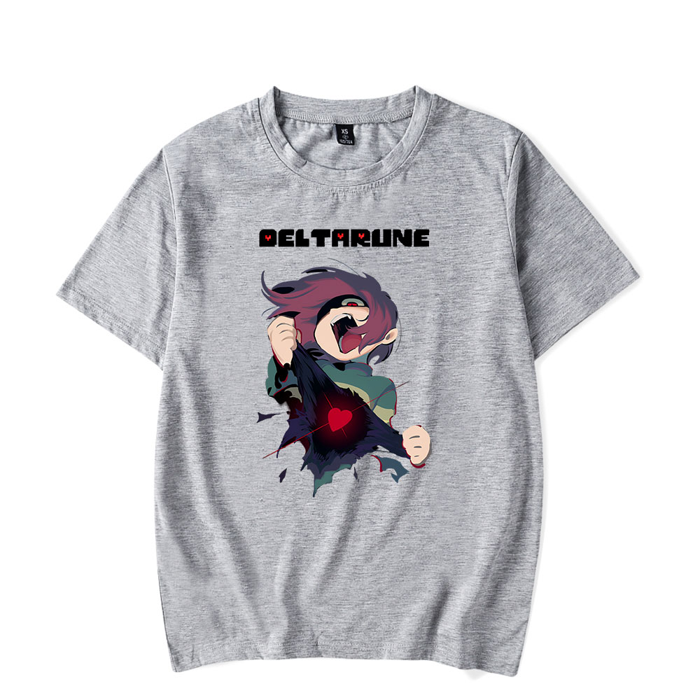 T-shirt Deltarune Pour Homme - Manches Courtes, Unisexe, Taille XS, Design Jeu Vidéo, Coton Décontracté