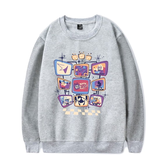 Deltarune TV Time Crewneck Sweatshirt Merch Casual Sweatshirt Unisex Clothing