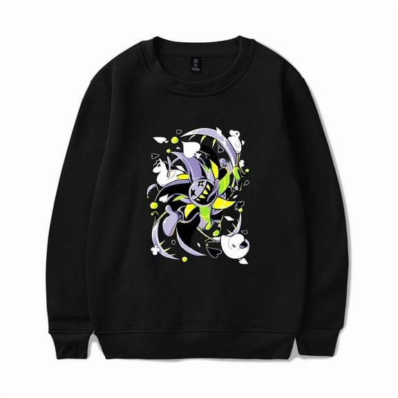 Deltarune The World Revolving Crewneck Sweatshirt Merch Casual Sweatshirt Unisex Clothing