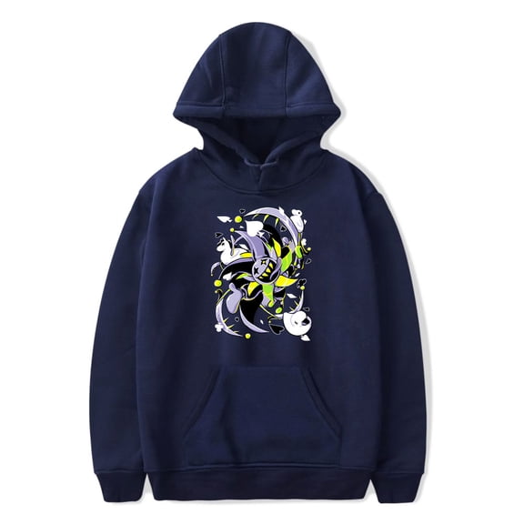 Deltarune The World Revolving Hoodie Men's Hip Hop Printing Pullover Hooded Sweatshirts