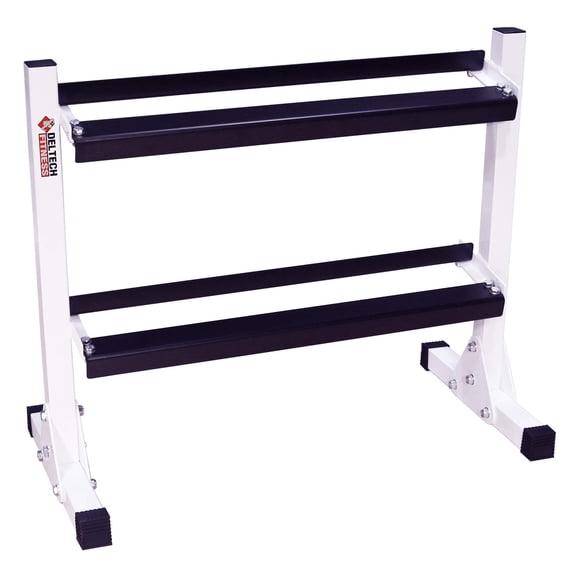 Deltech Fitness 2 Tier Dumbbell Weight Rack
