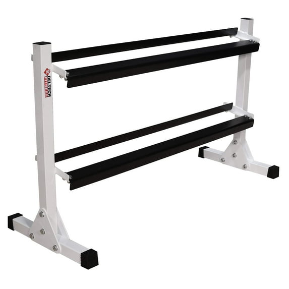 Deltech Fitness 55" Two-Tier Dumbbell Rack (DF513)