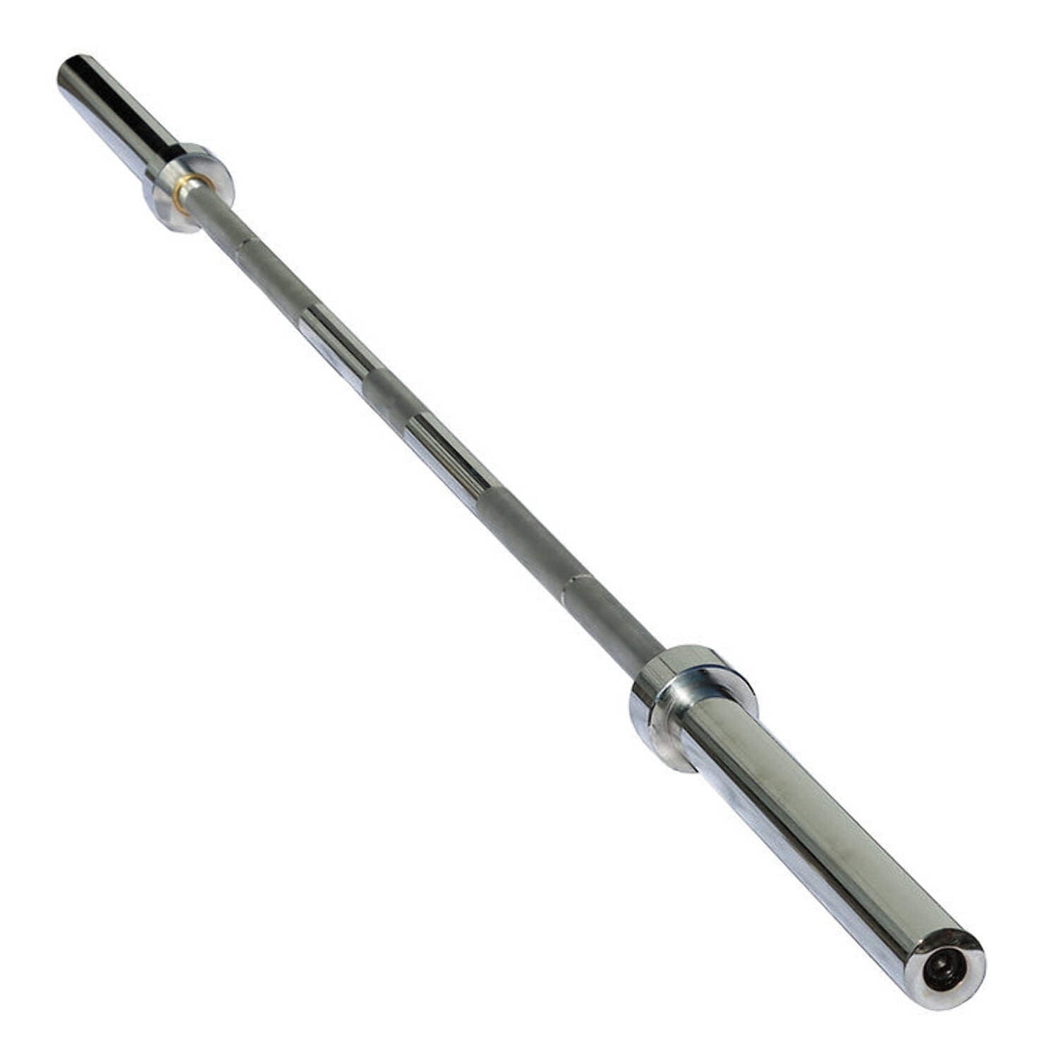 Deltech Fitness 7' Olympic Weight Bar Model #OB-85, Chrome Plated Steel