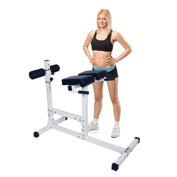 Deltech Fitness Adjustable Hyper Extension Bench with Maximum Weight of 400 lbs (DF404)