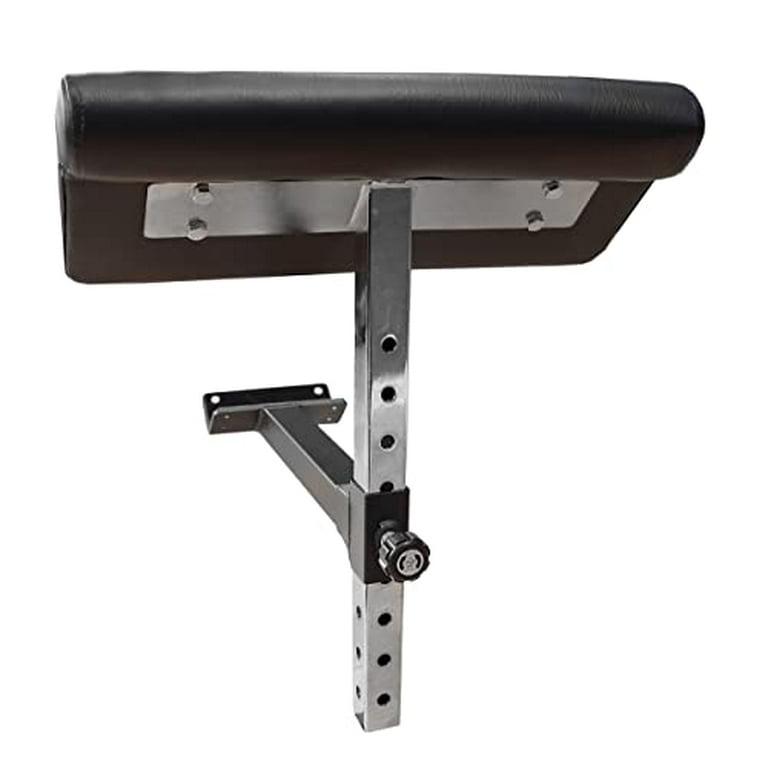 Deltech Fitness DF105 Preacher Curl Attachment Fully Adjustable Pad for Isolated Bicep Training Home Gym 150 LBS Capacity Barbell Dumbbell Fitness Station for Strength Training Walmart