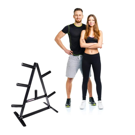 Deltech Fitness Olympic Weight Plate Rack Tree (DF7500)