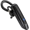 thumbnail image 1 of Delton 22X Wireless Mono Bluetooth Headset, Wireless Single Ear Headset with Built-In Microphones, Lightweight Earpiece Compatible With PC, Laptop, Smartphone, and Tablet - Black, 1 of 9