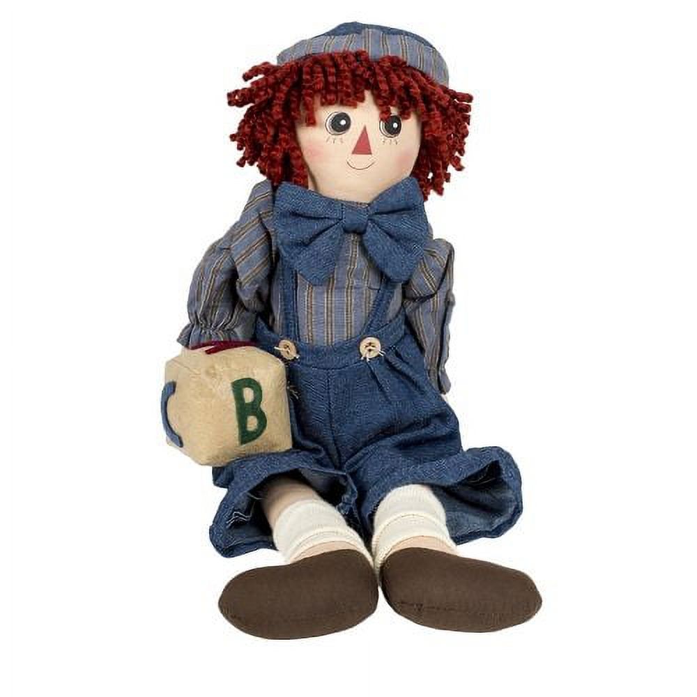 Raggedy Ann Doll Boy Raggedy Ann Andy Dolls Set Handmade 20 Inch Soft Cloth